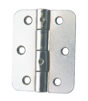 Петля ПН-5-60мм накладная пол. черный Кунгур 