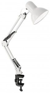 Св-к настольный Ultraflash UF-312P C01 60W E27 металл белый