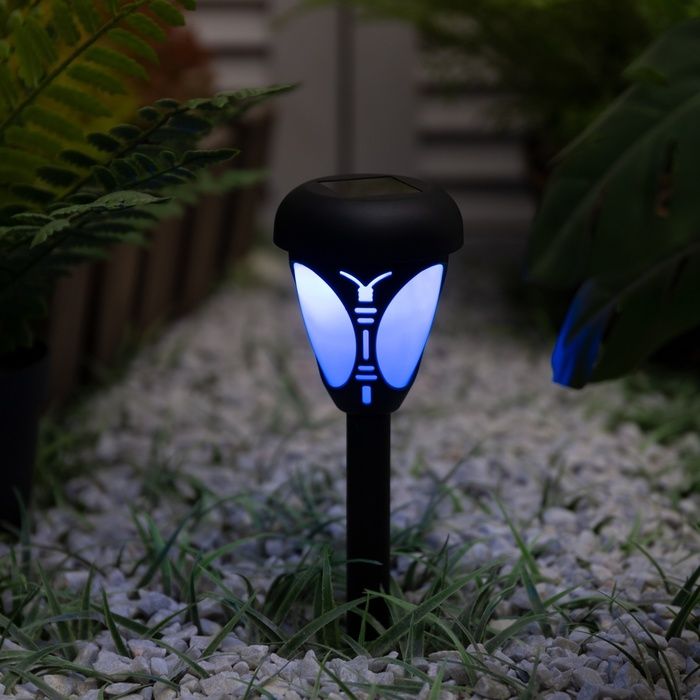 Светильник на солн. батарее "Еврогарант", 7*30.5см, IP44, 1 LED