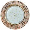 Светильник Ecola GX53 H4 5319 Круг с проз-янтарной мозайкой