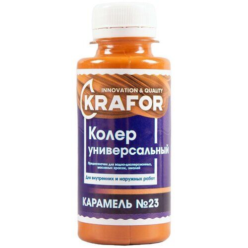 Колер универсальный KRAFOR Карамель №23 100мл