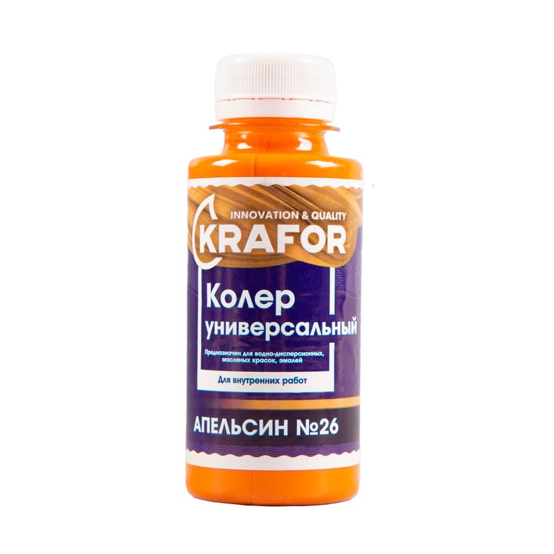 Колер универсальный KRAFOR Апельсин №26 100мл
