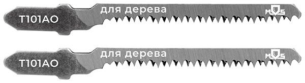 Полотна для эл. лобзика, Т101AO, по дереву, HCS, 75 мм, 2 шт. MOS