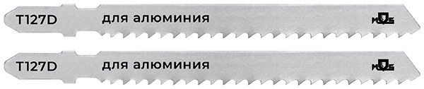 Полотна для эл. лобзика, T127D, по алюм и п HSS, 100 мм,  2 шт. MOS