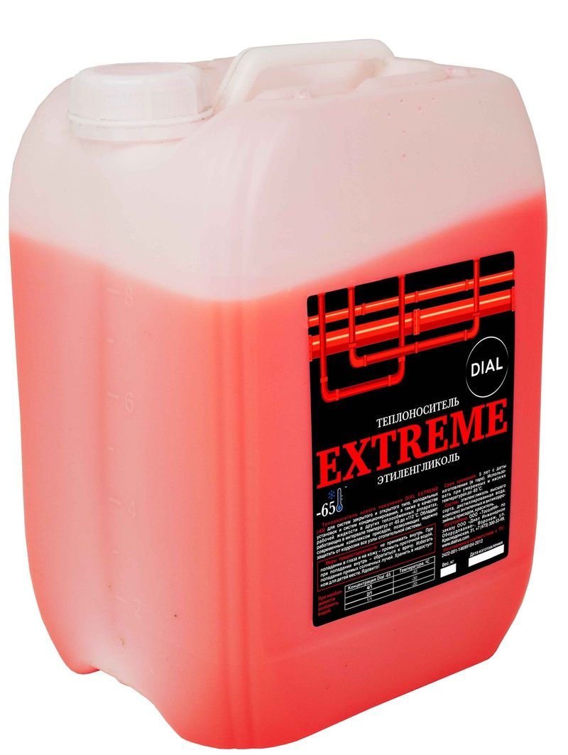 Теплоноситель DIAL EXTREME (-65,Этиленгликоль)10кг