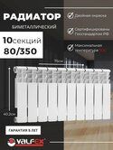 Радиатор FIRENZE/ROMMER биметалл. 350/80 (10 сек)