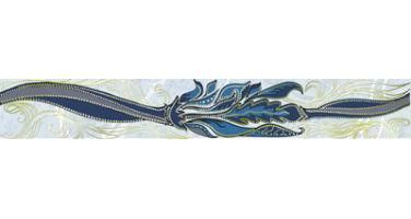 БОРДЮР Александрия 200*30 голубой 13341