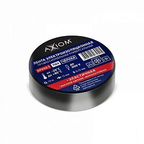 Лента электроизоляционная ПВХ AXIOM 15мм*10м AP033-1