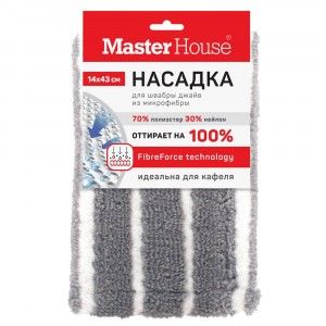 Насадка д/швабры МОП,микроф,4*43см,Джайв/МОРМ-3,60308