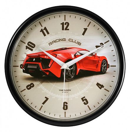 Часы настенные TROYKATIME 91900941 D225мм черный