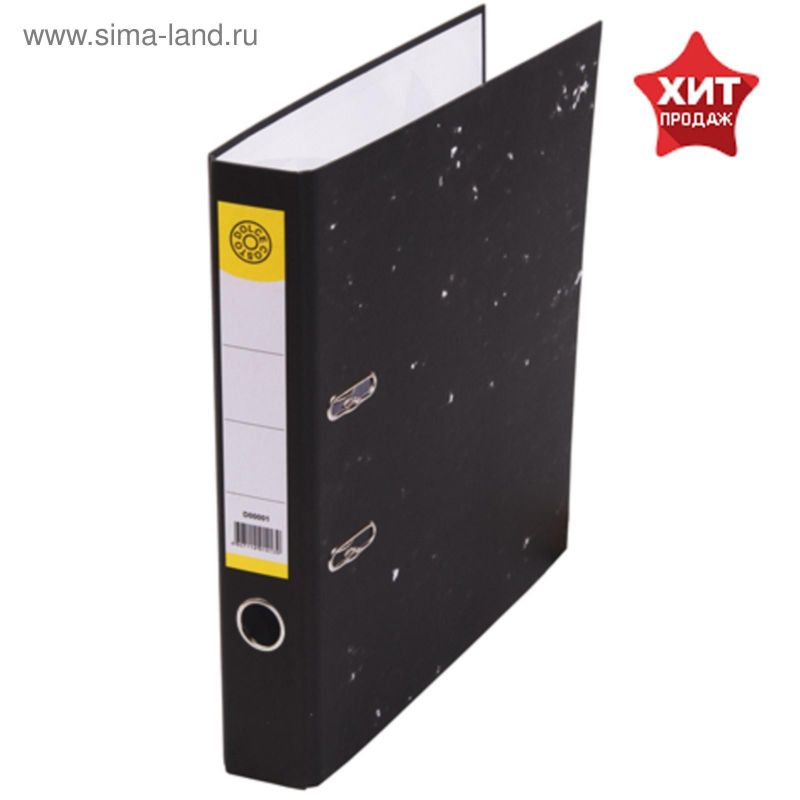 Папка на кольцах DOLCE COSTO 50 мм черный мрамор
