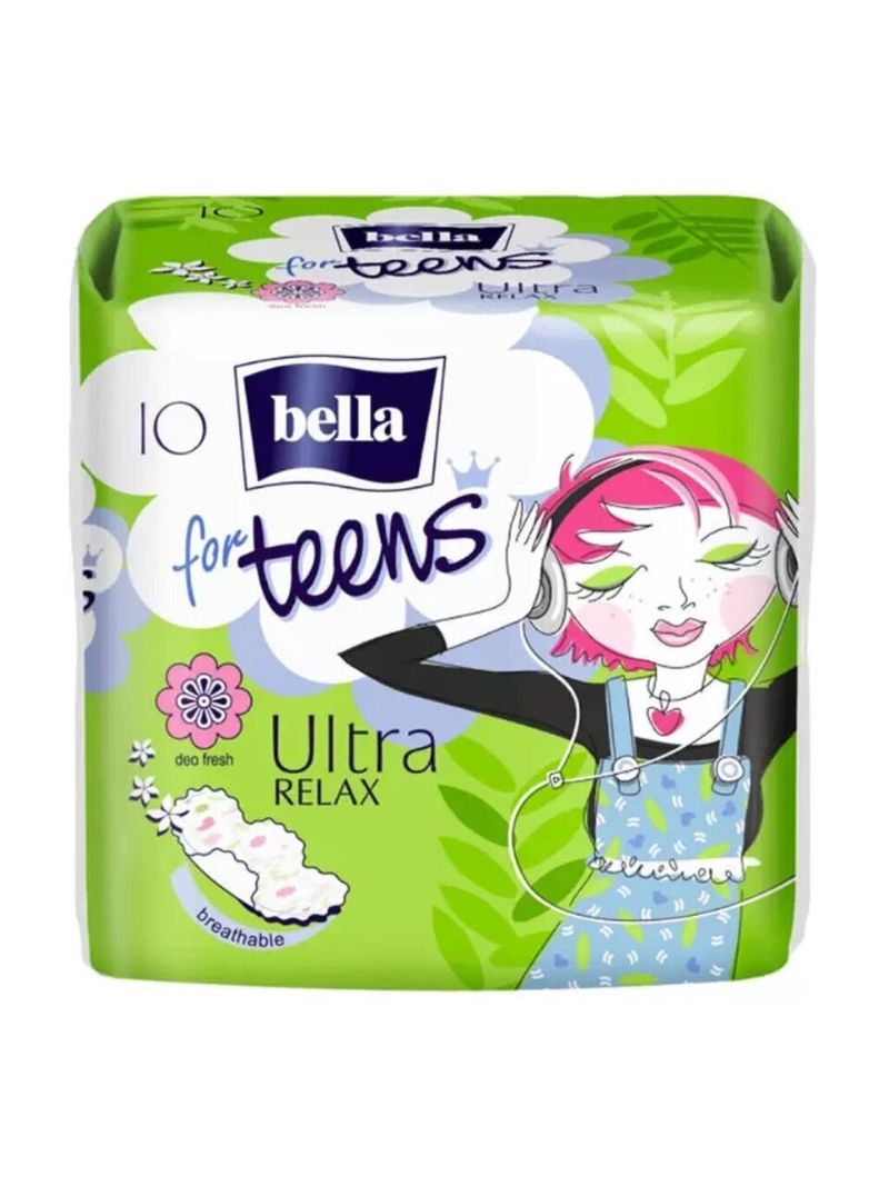 Прокладки женские Bella, for teens Ultra relax, 10 шт, BE-013-RW10-259