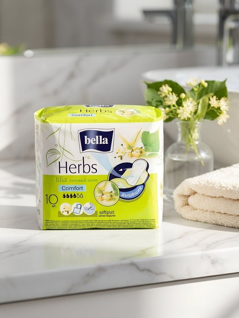 Прокладки женск Bella, Herbs Tilia comfort softiplait, дневн, 10 шт, BE-012-RW10-079