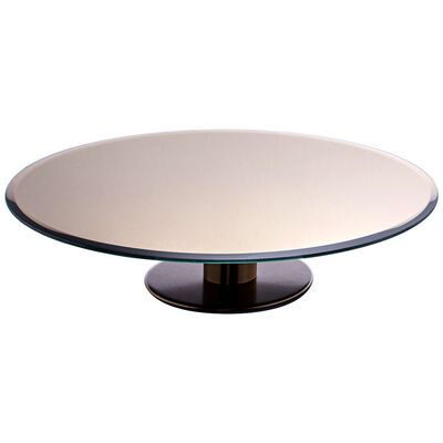 Тортница на ножке 357-254 Golden Mirror 30*7см