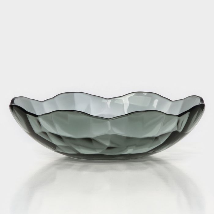 Тарелка стеклянная Black Diamond, d19см