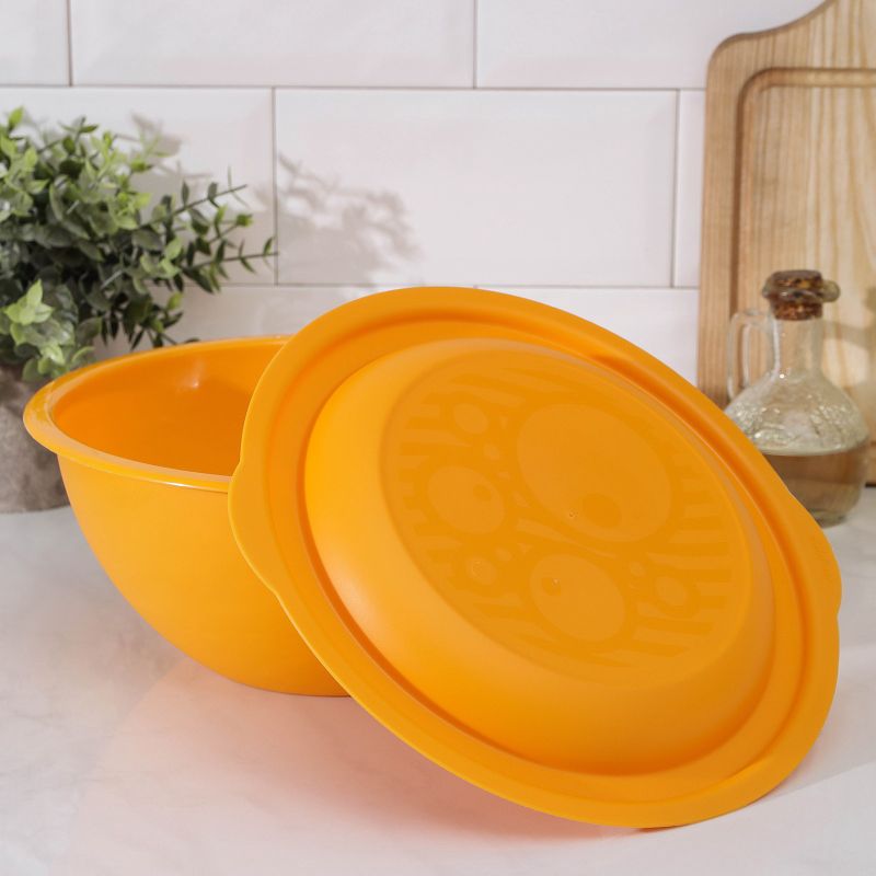 Миска Martika, 3 л, с крышкой, цвет МИКС