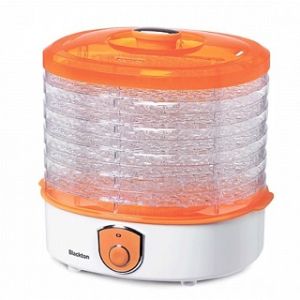 Электросушилка д/овощей Blackton Bt FD1110 240Вт, 11л, 5 секц, белый с оранжевым 