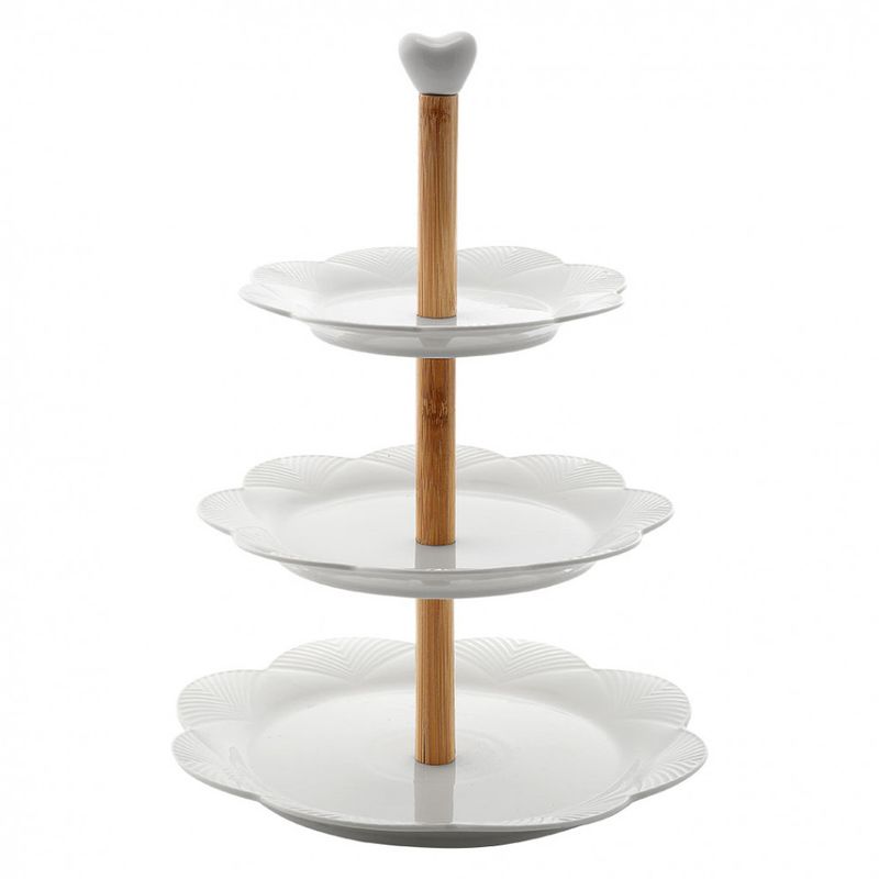 Фруктовница 3 ярус. "DECO" 25х25х32,5,/12/