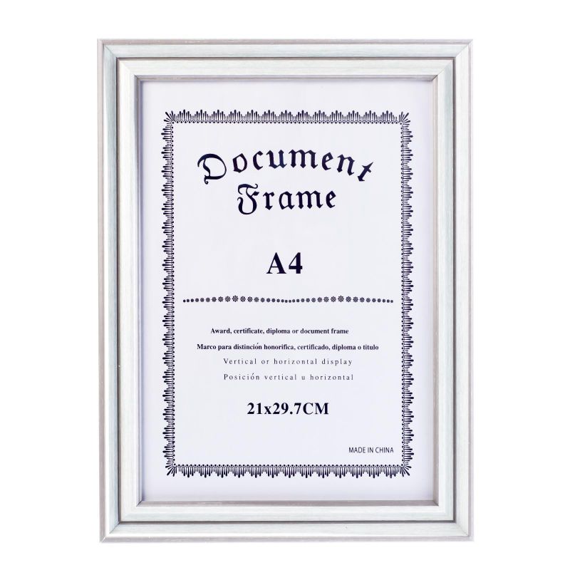 Фоторамка пласт А4 "Динара" серая 26*34,7см