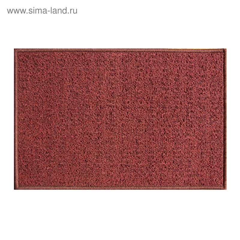 Коврик д/прихожей Комфорт бордо/красный 60*40см