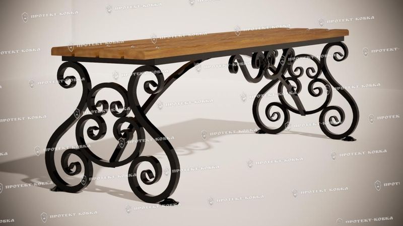 Скамейка Афина 1,5м без спинки ВЗКИ