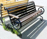 Скамейка Франц лоза с подлокотником 2,0м ВЗКИ 