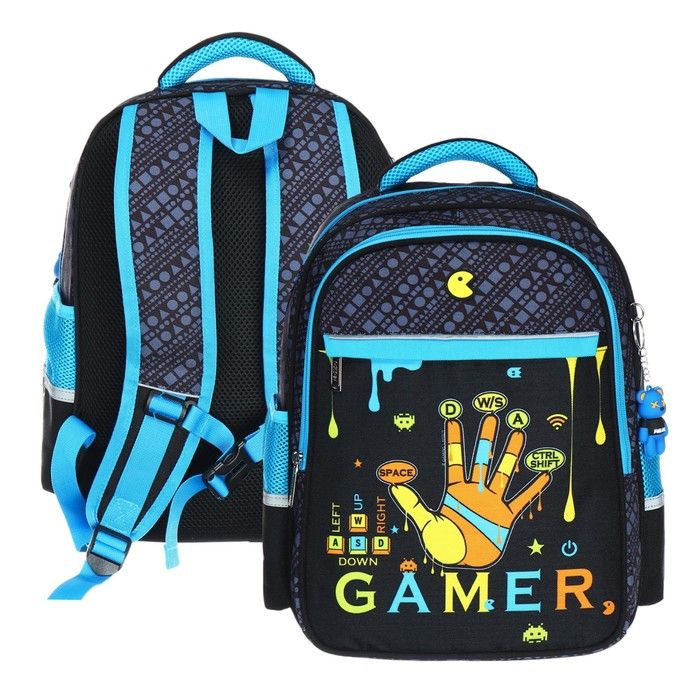 Рюкзак 38*29*14,5см, Hatber Ergonomic light, "Old gamer"