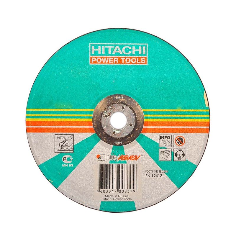 Круг зачистной 180-6-22 А24 Луга/HITACHI 2122