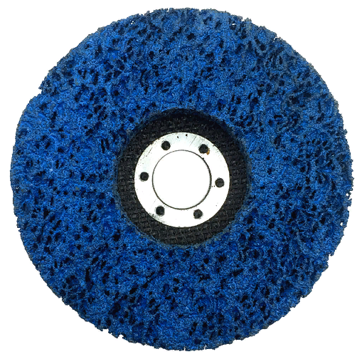 Нетканный обдирочный круг 125x22mm Orientcraft синий	