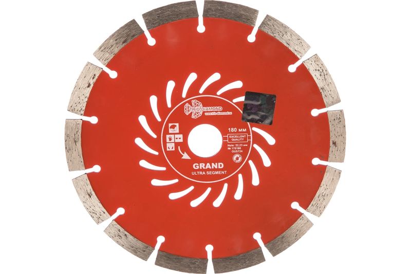 Диск ал.Segment Grand hot 180*10*22.23mm GUS724  
