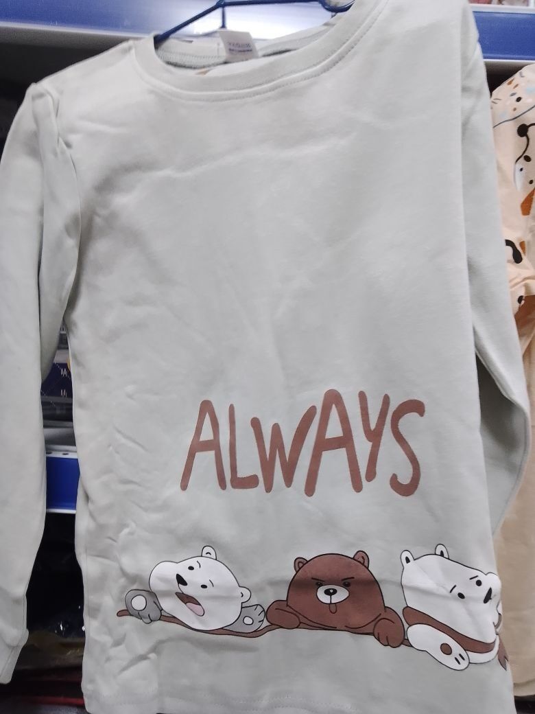 Пижама P1271 BONITO "Always" дев, серый