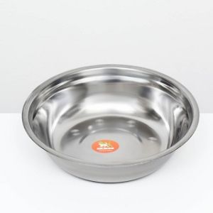 Миска д/дом.животных мет 1,5л. эконом