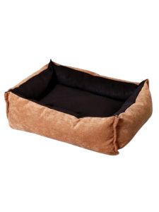 Лежанка д/кошек и собак с 2х сторон. подушкой 45*35*11см. МИКС