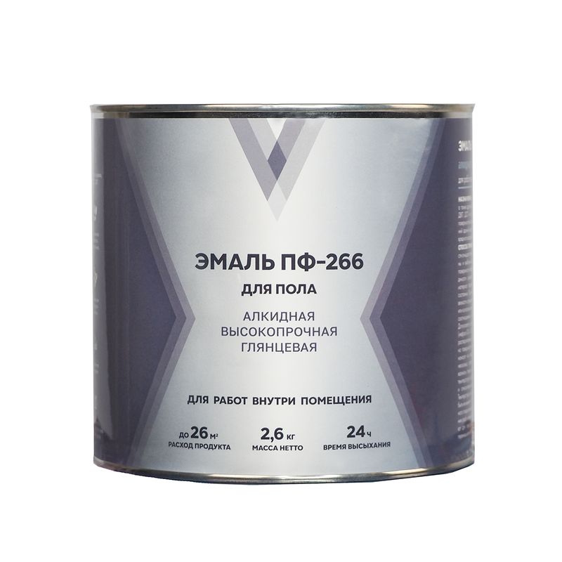 Эмаль ПФ-266 "V" Светлый орех 2,6кг 