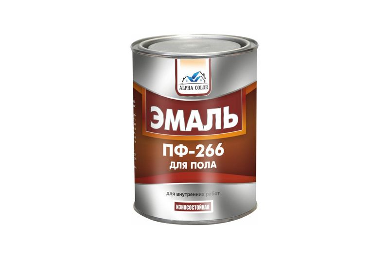 Эмаль ПФ-266 "V" Золотисто-коричневая 0,8кг 