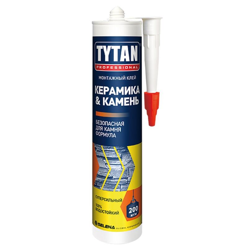 Клей TYTAN монтаж д/камня и керамики 310мл туба