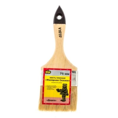Кисть 888 "Малярная сказка" ДЕДКА пл, нат.св.щетина 3-75*14