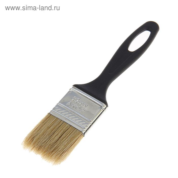 Кисть плос АКОР Евро 35*8 натур.щет 314522