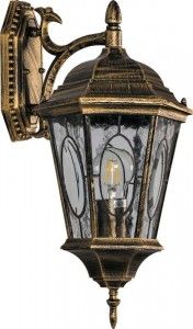Светильник садово-парк 100W 230V E27 11320 черное золото Feron