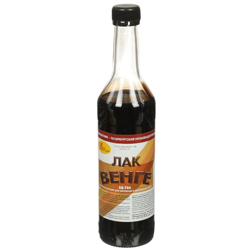 Лак ХВ-784 Венге 0,5л Новбытхим