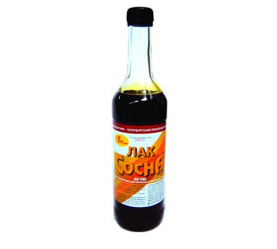 Лак ХВ-784 Сосна 0,5л. Новбытхим