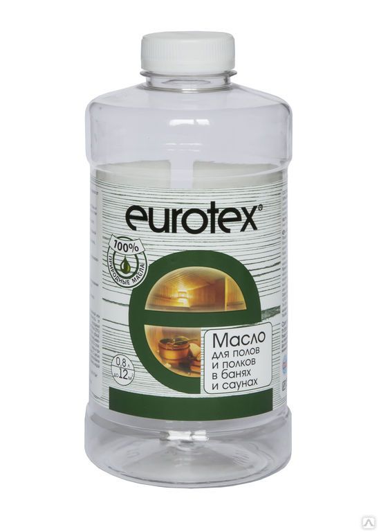 Масло д/защиты полка 0,8кг "EUROTEX-САУНА"В 135077