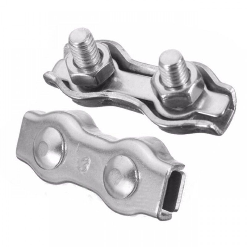 Зажим троса двойной Duplex Din 8284 2mm