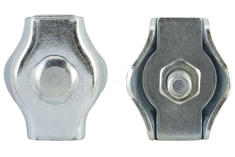 Зажим троса одинарный Simplex Din 8304 6mm