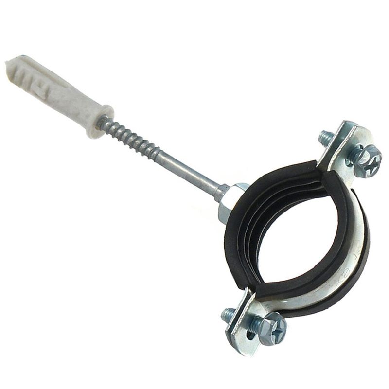 Хомут метал D 32-37(32-35) 1 1/4" +шпилька и дюб