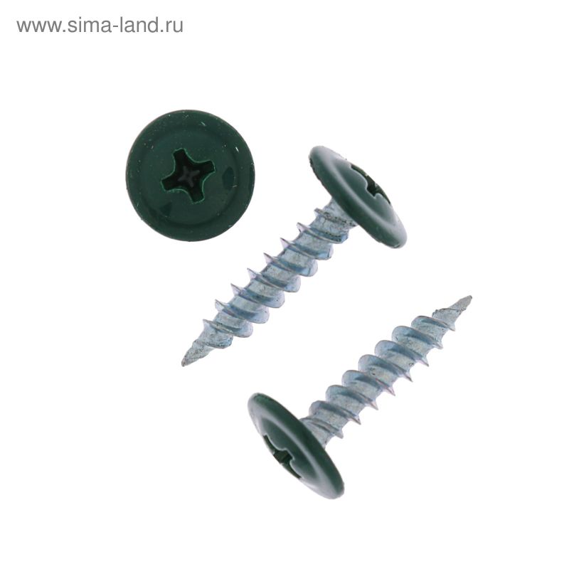 Саморезы 4,2*19 прессшайба ОСТР RAL6005(темно-зел)