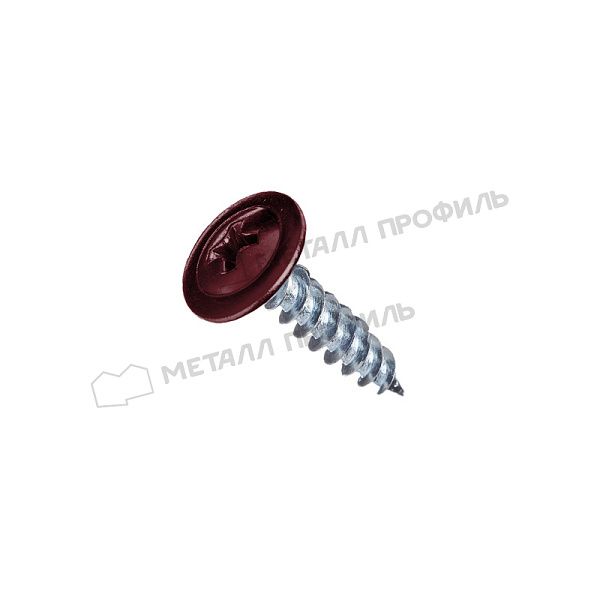 Саморезы 4,2*16 прессшайба ОСТР RAL3005 (винно-кр)