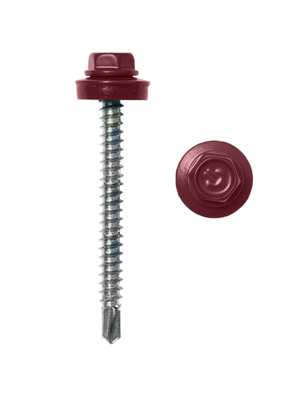 Саморез ШГК 4,8*51 RAL 3005 (бордо)