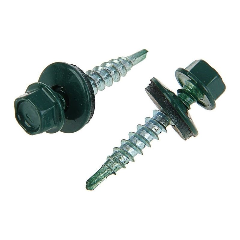 Саморез ШГК 4,8*51 RAL 6005 (Зеленый мох)