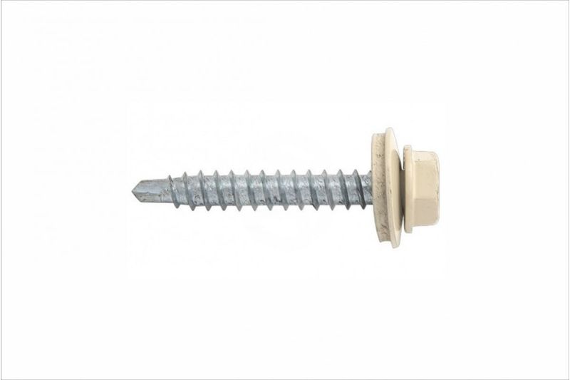 Саморез ШГК 4,8*35 RAL 1014 (слоновая кость/крем)